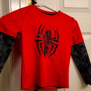 Red Long sleeve spiderman size xs 4/5